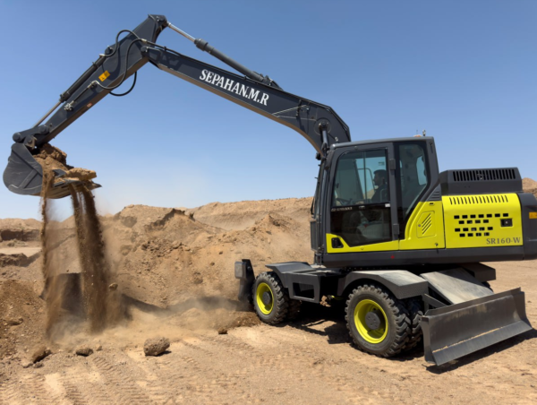 بیل مکانیکی سپاهان ماشین رهیار SR160W